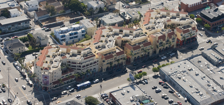 El Paseo aerial image: Palm Desert, CA.